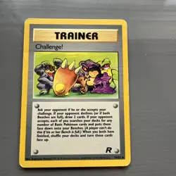 Challenge! 74/82 Team Rocket Uncommon Trainer Pokemon Card WOTC NM Vintage - Image 1