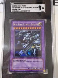 Blue Eyes Ultimate Dragon JMP-EN005 Promo Card 2006 SGC MINT 9 - Image 2