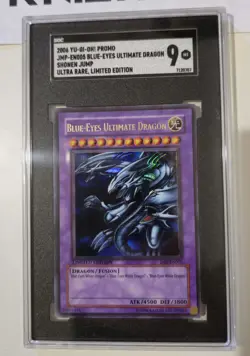 Blue Eyes Ultimate Dragon JMP-EN005 Promo Card 2006 SGC MINT 9 - Image 5