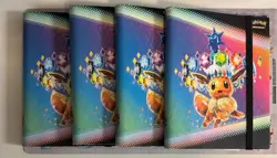 4x Pokemon Company Prismatic Evolution 9-Pocket Binder 360 Card Capacity Album - Image 1
