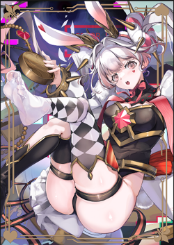 Yu-Gi-Oh M∀LICE Maliss P White Rabbit doujin Card Sleeve Protector - Image 1