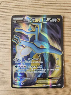 KINGDRA EX Fates Collide XY Set POKEMON Full-Art Holo 2016 Trading Card 122/124 - Image 1