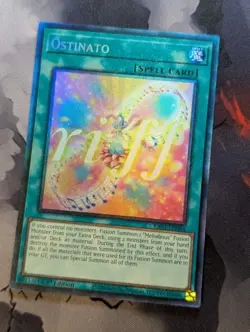 Ostinato RA03-EN064 Collector’s Rare 1st Edition YuGiOh TCG Card - Image 1