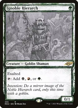 Ignoble Hierarch*Sketch* - MH2 - NM - Magic The Gathering - MTG - Image 1