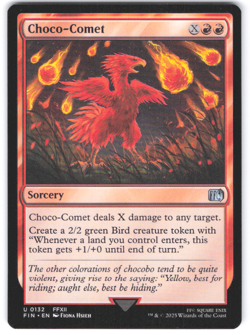 Magic the Gathering MTG Final Fantasy NM Choco-Comet Uncommon - Image 1