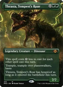 Thrasta, Tempest's Roar*Extended Art* - MH2 - NM - Magic The Gathering - MTG - Image 1
