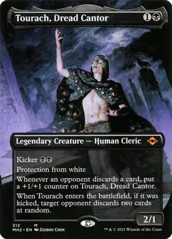 Tourach, Dread Cantor*Extended Art* - MH2 - NM - Magic The Gathering - MTG - Image 1