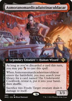 Asmoranomardicadaistinaculdacar *Foil Full Art* MH2 NM Magic The Gathering MTG - Image 1