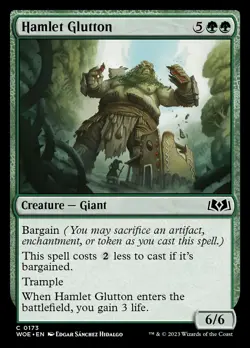 Hamlet Glutton [Wilds of Eldraine] Near Mint MTG - Image 1