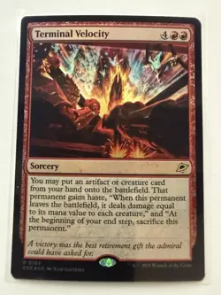 MTG Terminal Velocity 0163 (Foil) Edge of Eternities NM/M - Image 1