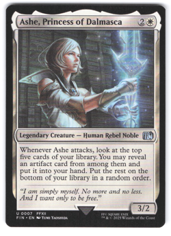 Magic the Gathering MTG Final Fantasy NM Ashe, Princess of Dalmasca Uncommon - Image 1
