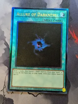 YUGIOH RA03-EN055 Allure of Darkness Ultimate Rare 1st Edition NM - Image 1