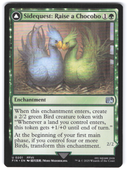Magic the Gathering MTG Final Fantasy Sidequest: Raise a Chocobo & Black Chocobo - Image 1