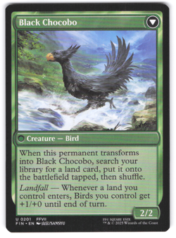 Magic the Gathering MTG Final Fantasy Sidequest: Raise a Chocobo & Black Chocobo - Image 2