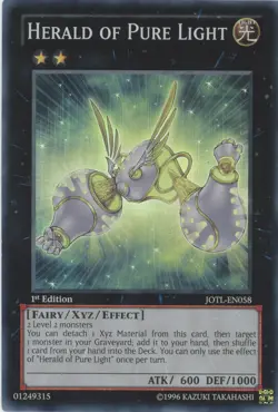 Yugioh Herald Of Pure Light JOTL-EN058 Super Rare NM - Image 1