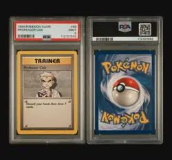 PROFESSOR OAK - 88/102 POKEMON CARD 1999 BASE SET - FRESH SLAB - PSA 9 MINT - Image 4