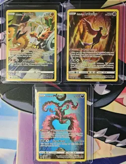 Pokemon TCG Crown Zenith Legendary Bird Promo Card Set MOLTRES ARTICUNO ZAPDOS c - Image 1