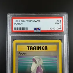 PSA 9 Potion 94/102 Pokemon Trainer Base Set 1999 Graded Card - Image 2