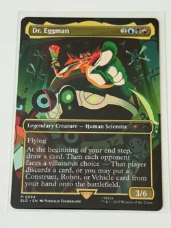 MTG Dr Eggman Borderless Sonic Secret Lair - Image 1