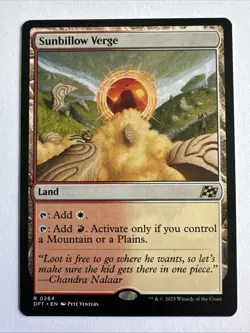 MTG - Sunbillow Verge - Aetherdrift - DFT #264 Rare M/NM - Image 1