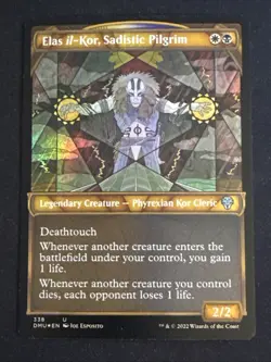 1x Foil Showcase Elas il-Kor Sadistic Pilgrim (338) Dominaria United LP MTG x1 - Image 1