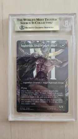 2025 MTG Final Fantasy- Sephiroth, Fabled Soldier #0527 Surge Foil - BGS 10 - Image 2