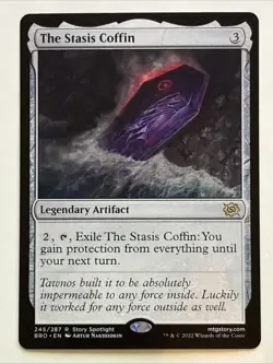 MTG The Brothers' War The Stasis Coffin 245/287 NM Rare - Image 1