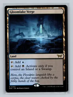 MTG - Gloomlake Verge - 260 - Duskmourn: House of Horror - Rare - NM - Image 1