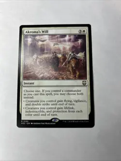 Akroma's Will Commander: Modern Horizons 3 Regular - Image 1