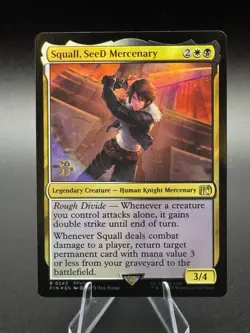 Magic: The Gathering Final Fantasy Squall, SeeD Mercenary Foil PreRelease #0243 - Image 1