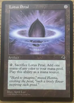 Lotus Petal Magic the Gathering Tempest common Regular - Image 1