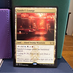 Xander's Lounge - Streets of New Capenna~ Magic the Gathering ~ Rare ~ Land - Image 3