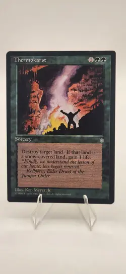 Magic the Gathering - Ice Age Thermokarst 1995 Uncommon - Image 1