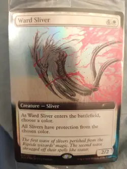 Ward Sliver *FOIL Extended Art* [SLD] Secret Lair Drop - Image 1