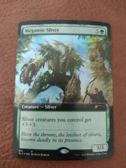Megantic Sliver *FOIL Extended Art* [SLD] Secret Lair Drop - Image 1