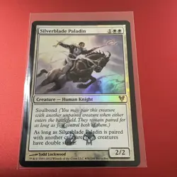 Silverblade Paladin - Foil Buy-a-Box Promo Avacyn Restored MP MTG - Image 1