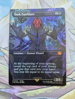 FOIL Dark Confidant (Borderless) - FINAL FANTASY (FIN) 0334 M MTG NM - Image 1