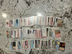 Mtg Revised Lot x300 - Magic The Gathering Revised Card Lot Com/Unc Lp-Played - Image 1