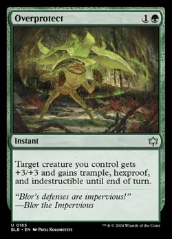 Overprotect FOIL Bloomburrow MTG NM - Image 1
