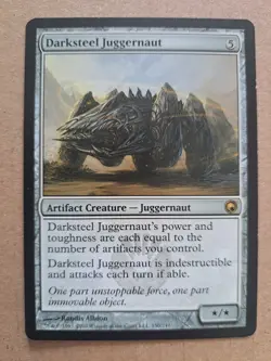 Darksteel Juggernaut Rare Scars of Mirrodin 150/249 MTG Artifact Creature Card - Image 1