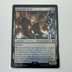 Reno and Rude Foil Final Fantasy MTG NM/M - Image 1