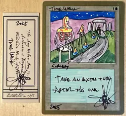 MTG Time Walk Altered Seattle World Championships Amy WEBER - Image 1