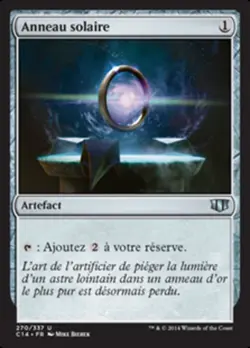 Magic The Gathering MTG SOL RING FRENCH Commander 2014 NM Near Mint - Image 1