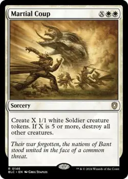 Martial Coup - Light Play MTG Commander: Bloomburrow - Image 1