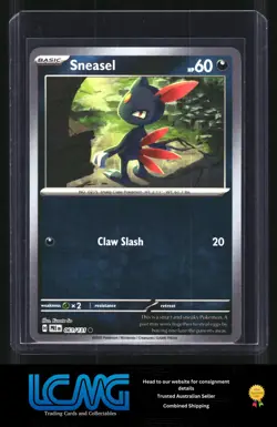 Pokemon TCG Card Game - Sneasel Prismatic Evolutions MASTERBALL REVERSE HOLO - Image 1