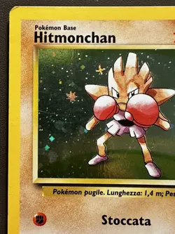 Pokemon Card Game Hitmonchan 7/102 Holo Base Set 1996 WOTC ITA PLAYED - Image 2