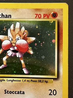 Pokemon Card Game Hitmonchan 7/102 Holo Base Set 1996 WOTC ITA PLAYED - Image 3