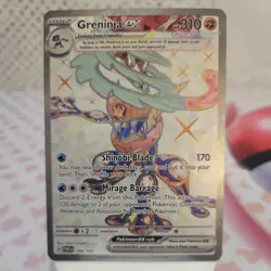 Pokemon TCG - Greninja ex 198/167 - Twilight Masquerade - Holo Ultra Rare Card - Image 1