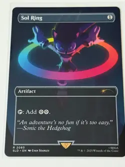 MTG Sol Ring Borderless Sonic Secret Lair - Image 1