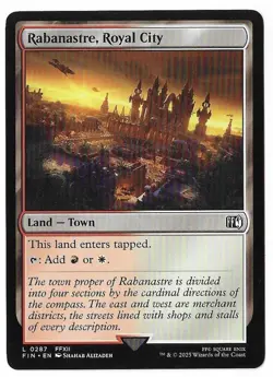 MTG Rabanastre, Royal City Final Fantasy (FIN) Common Magic Card #0287 Unplayed - Image 1